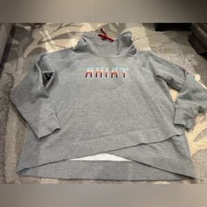 Ariat Heather Gray Sweatshirt xl womens cowl neck